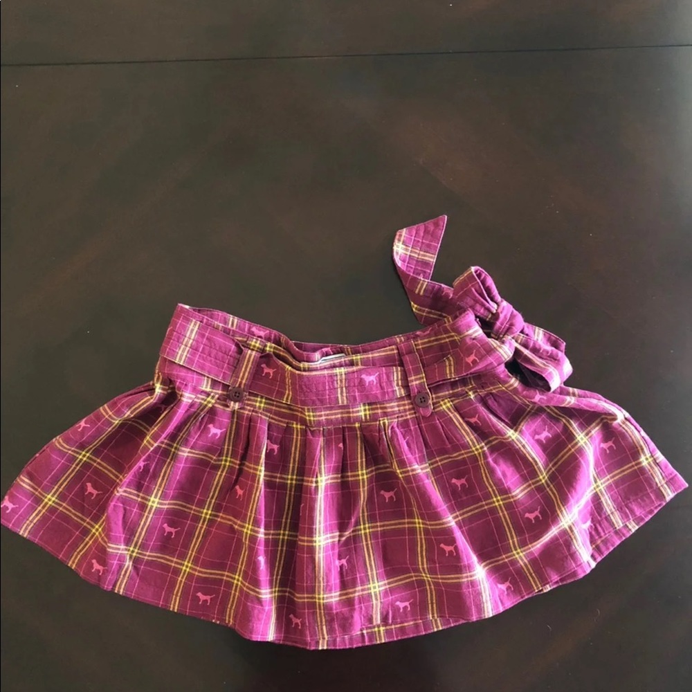 ♦️2/$20♦️ PINK VS Plaid skirt